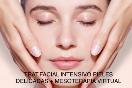 Trat. Facial INTENSIVO PIELES DELICADAS + MESOTERAPIA VIRTUAL.